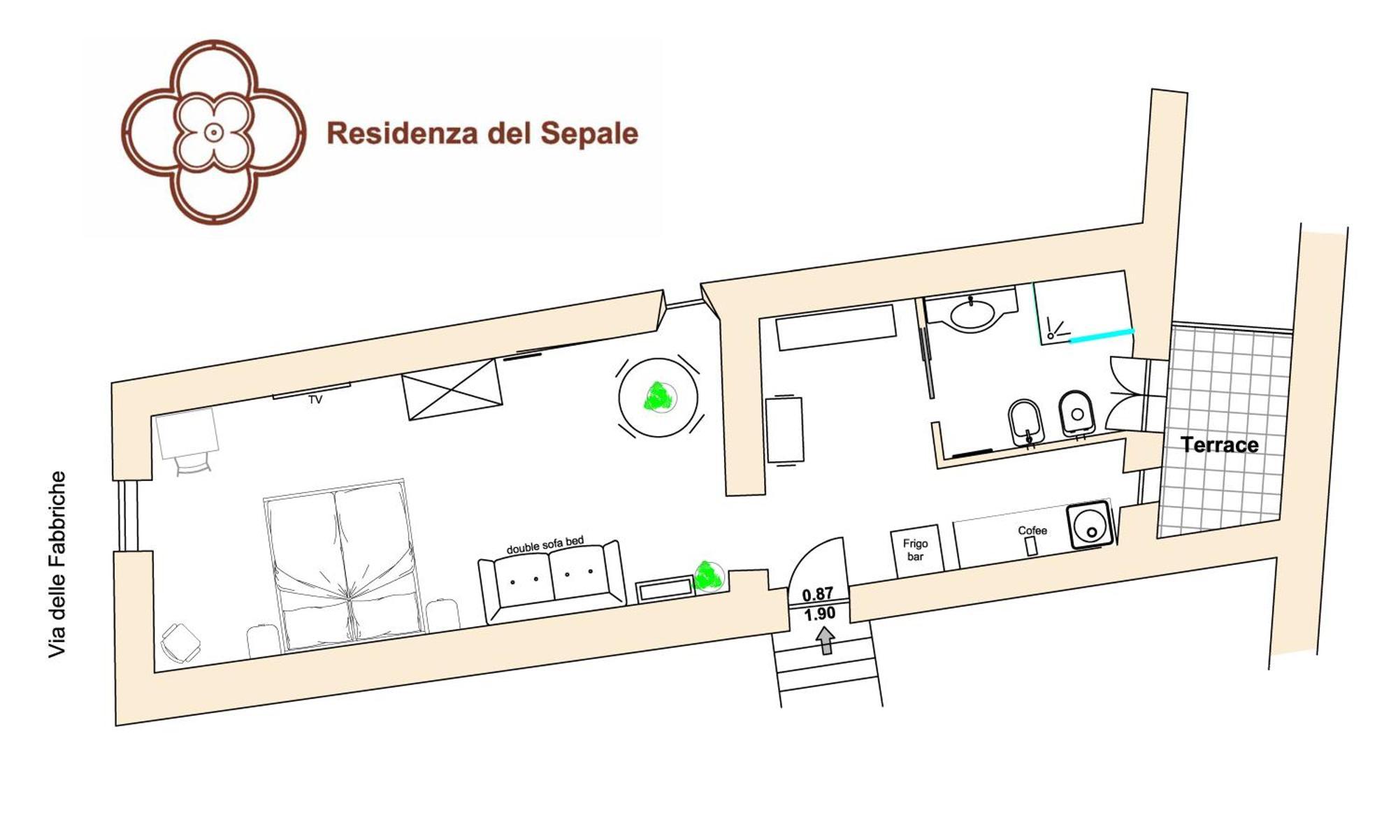Residenza Del Sepale Apartamento Viterbo Exterior foto
